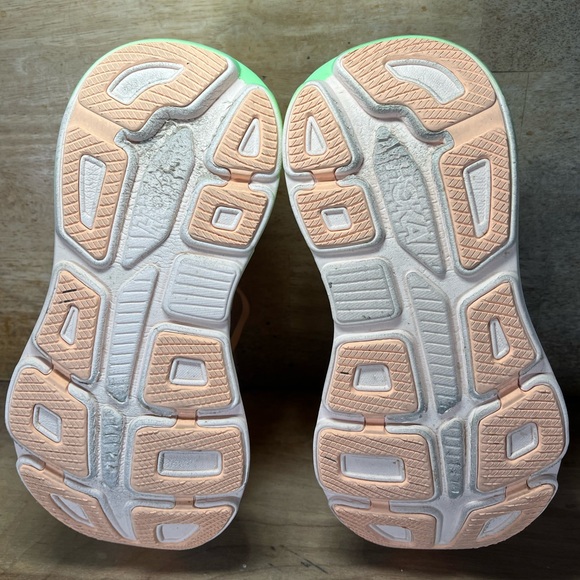 Hoka One One Bondi 9 Womens Size 8 Running Shoes Sneakers Pale Tangerine - Picture 8 of 12
